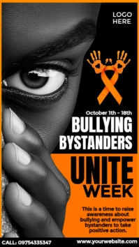 Bullying Bystanders Unite Week Ad Instagram Story template