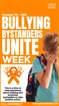 Bullying Bystanders Unite Week História do Instagram template