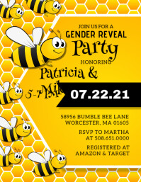 450 Bee Gender Reveal Customizable Design Templates Postermywall 450 Bee Gender Reveal Customizable Design Templates Postermywall