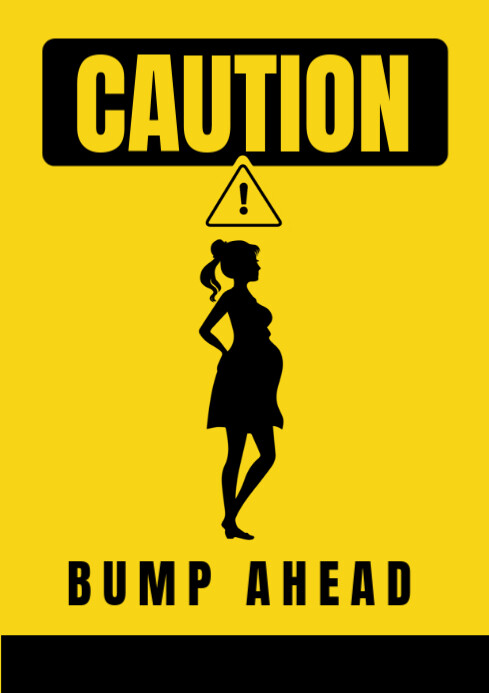 Bump ahead A4 template