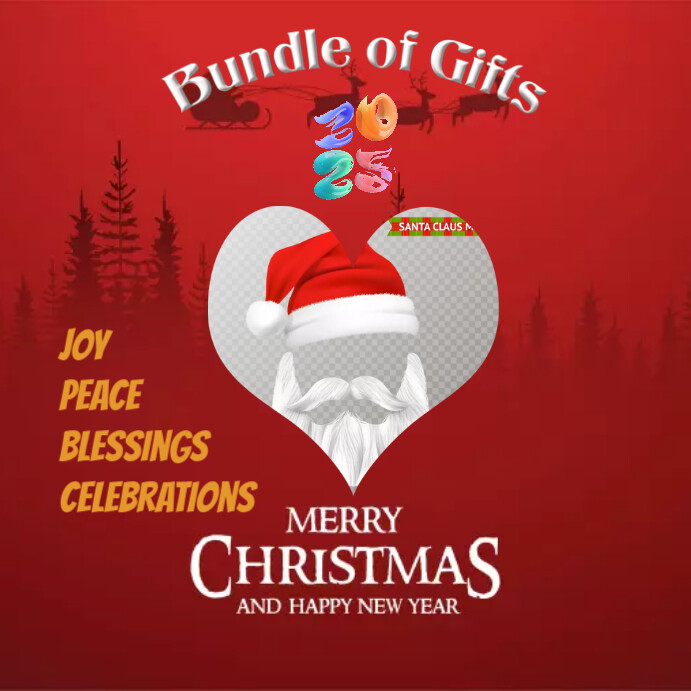 Bundle of Gifts 2025 Template PosterMyWall