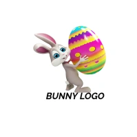 Bunny-easter-rabbit-vector-animal Logo template