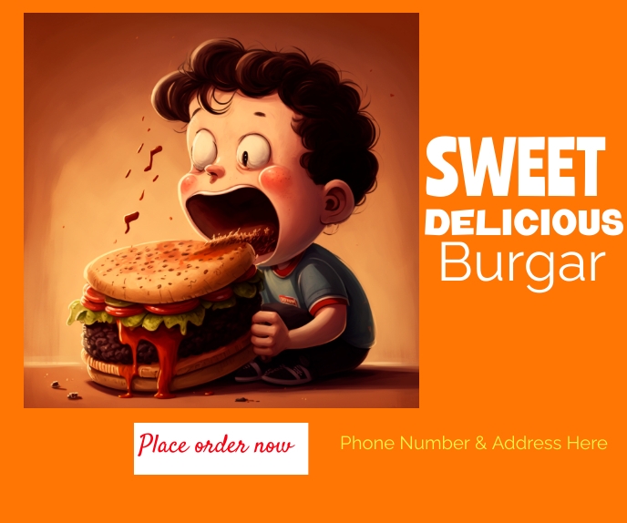 Burgar (1) Large Rectangle template