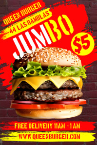 FAST FOOD POSTER Template | PosterMyWall