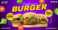 Burger Best Deals Facebook Event Cover template