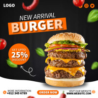 Sort Burger Best Deals Instagram Post Template