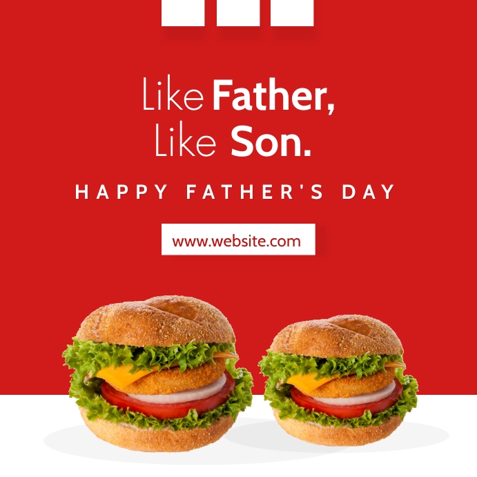 Burger Creative Father s Day Advertising Inst Template PosterMyWall Burger Creative Father s Day Advertising Inst Template PosterMyWall