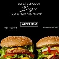 Burger Logo template