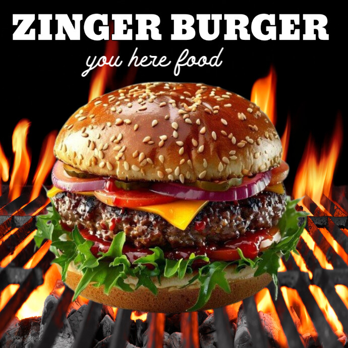 BURGER 徽标 template