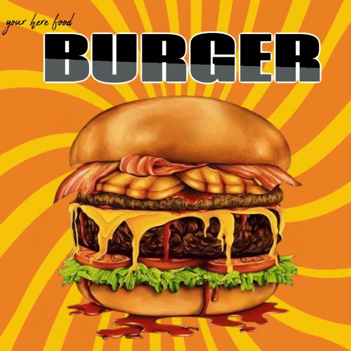 BURGER Logo template