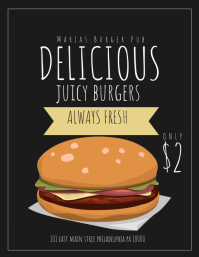 burger flyer template 8a6d094ae6d098a7443aa4219cb2d5c8