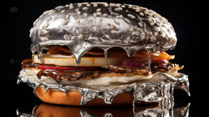 burger frame template YouTube Thumbnail