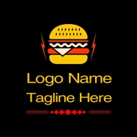 Burger logo template