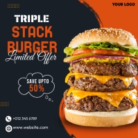 Burger Menu Template | PosterMyWall