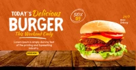 Burger Offer Facebook Event Cover template