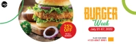 Burger Offer LinkedIn Banner template
