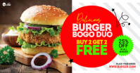 Burger Offer Facebook Ad template