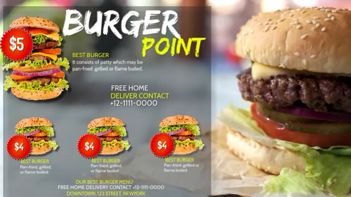 Sjabloon Hamburger Punt Postermywall