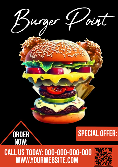 Bugger Point Design BURGER POINT TEMPLATE | PosterMyWall