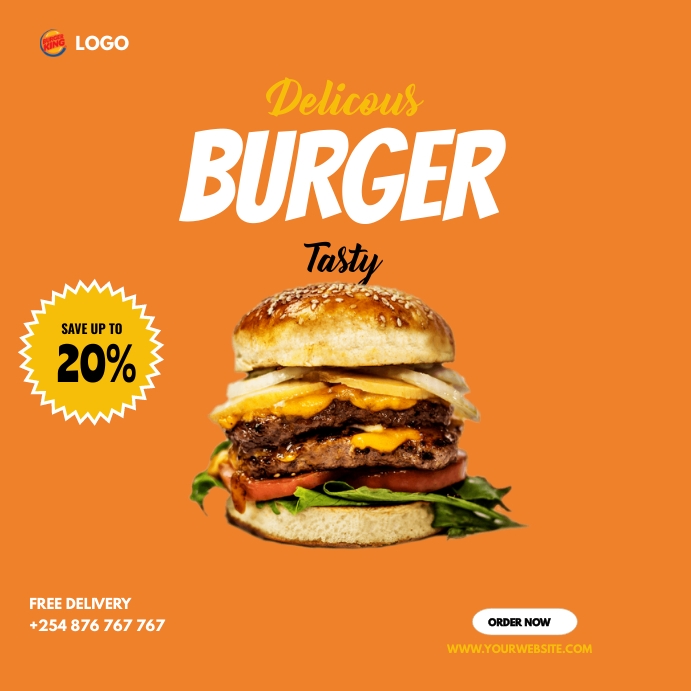 BURGER POST template
