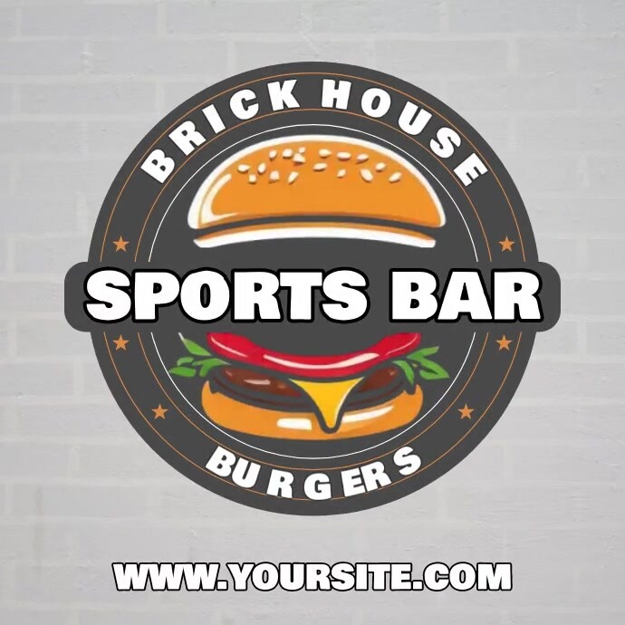 burger restaurant logo, burger restaurant, ba template