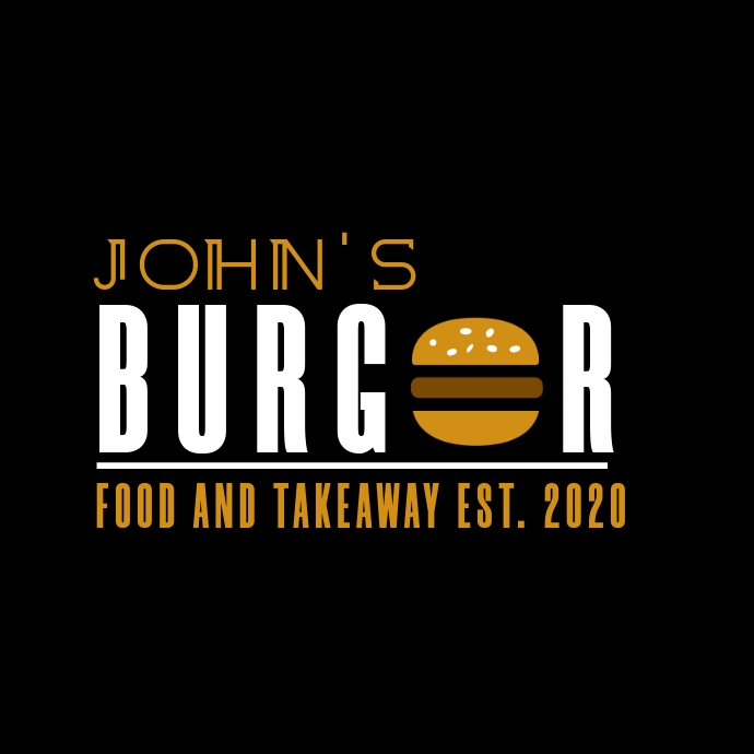 Plantilla De Hamburguesa Restaurante Logo Plantilla Diseno Blanco Postermywall