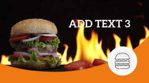 Preto Burger Promotion Digital Display Template