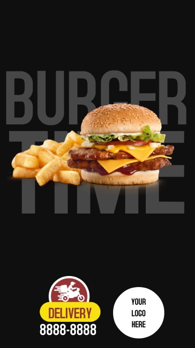 BURGER TIMES Template | PosterMyWall