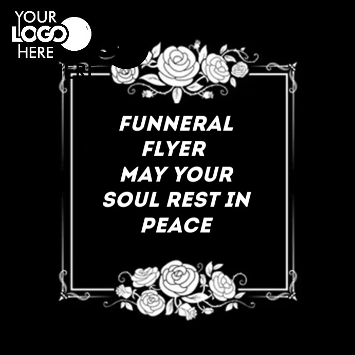 burial invitation card Template PosterMyWall