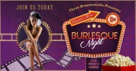 Burlesque Night Facebook Shared Image template