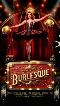 Burlesque Show Instagram Story template