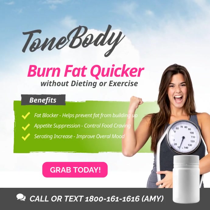 Fat Advertisement Burn Fat & Weight Lose Instagram Ad Template | PosterMyWall