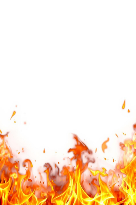 White Fire Posters Template | PosterMyWall