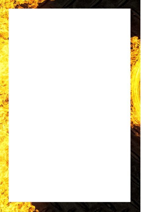 Burning Flame Poster Template
