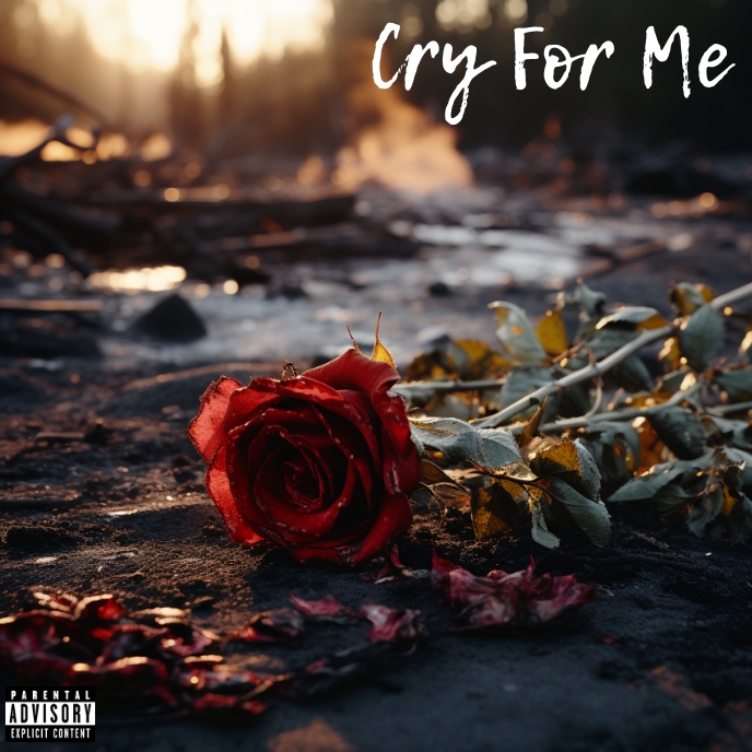 burning rose album cover Template | PosterMyWall