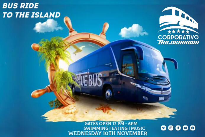 bus Template | PosterMyWall