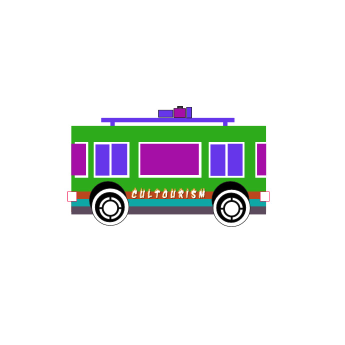 Bus Logo โลโก้ template