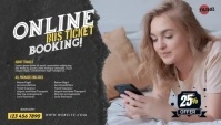Bus Ticket Blog Header template