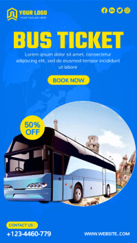 Bus Booking Add Bus Ticket Booking Ad Template | PosterMyWall