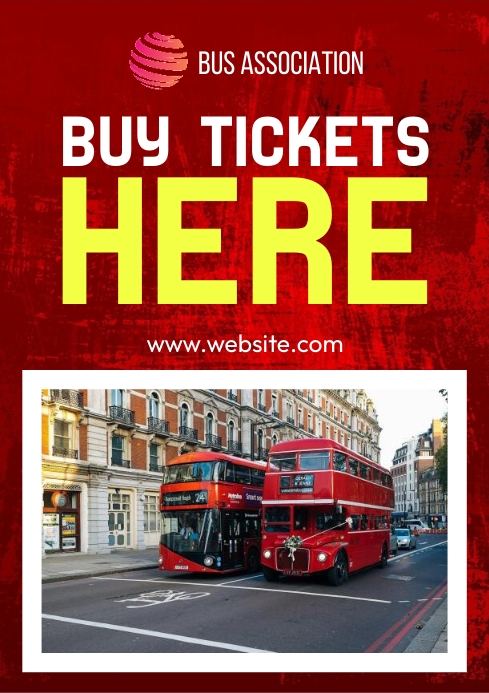 Bus Counter Website Bus ticket counter poster Template | PosterMyWall