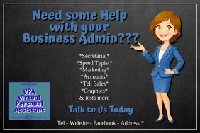 Business Admin Template | PosterMyWall