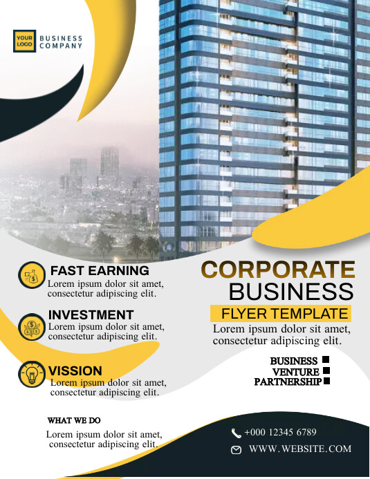 Business Ads Flyer (US Letter) template