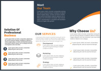 Multi Service Document Business Services Trifold Template | PosterMyWall