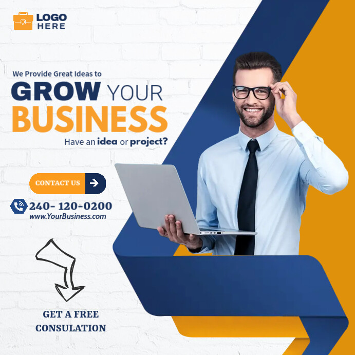 Business Ads Templat | PosterMyWall