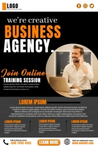 Business Agency Poster template