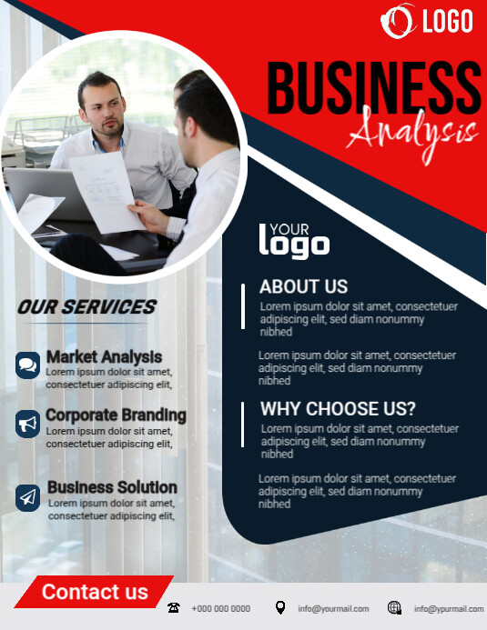 Project Analysis Flyer Business Analysis Flyer Template | PosterMyWall