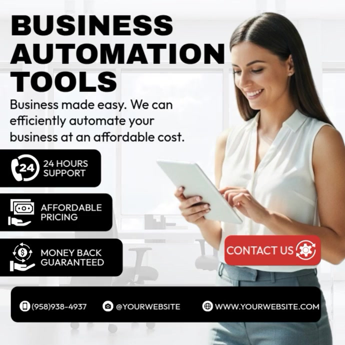 Copy of Business Automation Tools | PosterMyWall