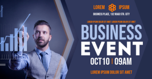 BUSINESS BANNER Gedeelde afbeelding op Facebook template