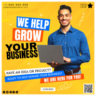 Business Banner Instagram-opslag template