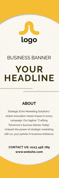 business banner designs Ibhana 2' × 6' template